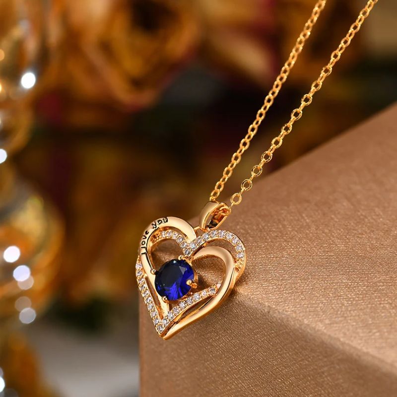 pendentif cœur entrelacé