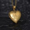 pendentif cœur gravé