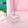 pendentif cœur infini