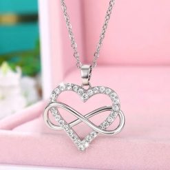 pendentif cœur infini