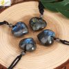 pendentif cœur labradorite