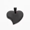 pendentif cœur noir pas cher
