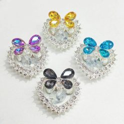 pendentif cœur papillon