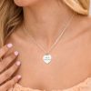 pendentif cœur personnalisé de marque