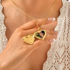 pendentif cœur photo