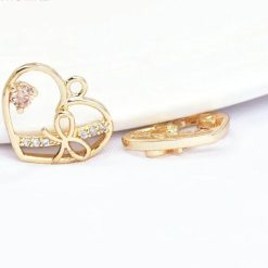 pendentif cœur plaqué or