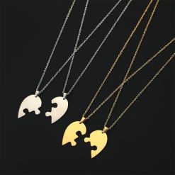 pendentif cœur puzzle