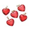 pendentif cœur rouge cristal
