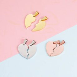 pendentif cœur séparable