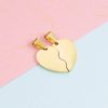 pendentif cœur séparable de marque