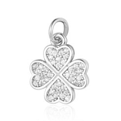 pendentif cœur trèfle