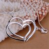 pendentif double cœur